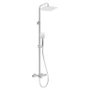 Outlet Deante Deszczownica z baterią wannową termostatyczną chrom ALPINIA