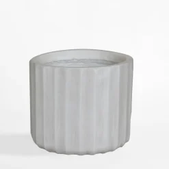 Best inny Donica ryflowana 30x30x26 cm biała