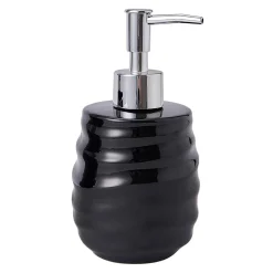 Akcesoria Łazienkowe|Akcesoria Łazienkowe^Dozownik do mydła ceramiczny czarny 17 cm