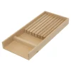 Wkłady Do Szuflad|Wyposażenie Szuflad^Drewniany wkład na noże Q-WOOD moduł C 20 cm