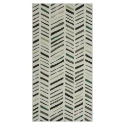 Clearance Dywan beżowo-zielony na taras MUNRO 80x150 cm
