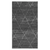 Clearance Dywan do przedpokoju szary GEOMETRY 80x150 cm