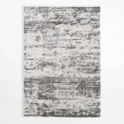 inny Dywany Shaggy^Dywan do salonu EDEN, kremowo-szary, 120x170 cm