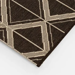 New Dywan geometryczny antracytowy JUTA 80x150 cm