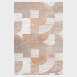 Discount Dywan geometryczny beżowy BRILO 200x290 cm