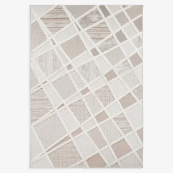 Clearance inny Dywan geometryczny beżowy MADERA 160x230 cm