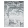 Clearance inny Dywan geometryczny jasnoszary PUERTO 160x230 cm