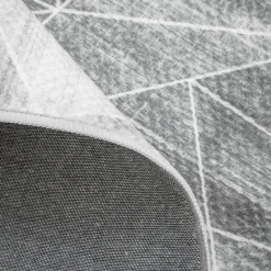 Clearance inny Dywan geometryczny jasnoszary PUERTO 160x230 cm