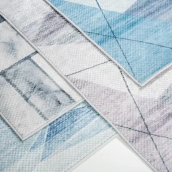 Clearance inny Dywan geometryczny jasnoszary PUERTO 160x230 cm