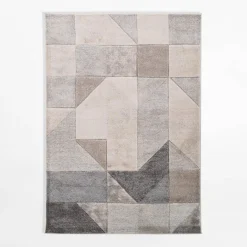 Best inny Dywan geometryczny KERY, beżowo-szary, 160x230 cm
