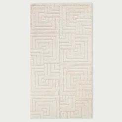 Discount inny Dywan geometryczny kremowy 80x150 cm