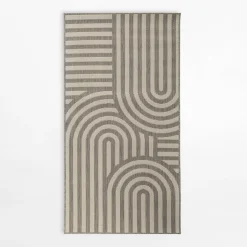 inny Dywan geometryczny szary PIATTO 80x150 cm