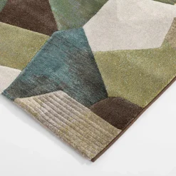 Discount inny Dywan geometryczny zielony SORRENTO 160x230 cm
