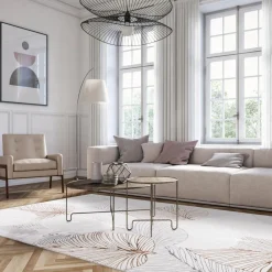 Discount inny Dywan nowoczesny w liście, 120x170 cm