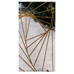 Discount Dywan nowoczesny ze złotym wzorem BELLAGIO 80x150 cm