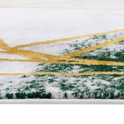 Discount Dywan nowoczesny ze złotym wzorem BELLAGIO 80x150 cm