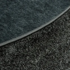 Dywany Shaggy^Dywan okrągły antracytowy SHAPE 200 cm