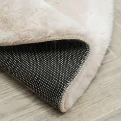 Clearance Dywan okrągły beżowy RABBII 90 cm