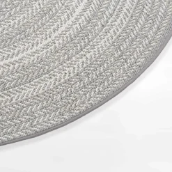 Dywany Zewnętrzne|Dywany Zewnętrzne^Dywan okrągły boho szary GINO 120 cm
