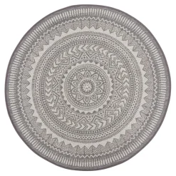 Clearance Dywan okrągły PIATTO SZARY 120 cm
