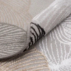 Discount Dywan okrągły w liście MIGUEL 120 cm