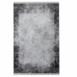 Dywany Do Prania W Pralce|Dywany Z Krótkim Włosiem^Dywan połyskujący z frędzlami czarny COSMIC 160x230 cm