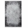 Clearance Dywan połyskujący z frędzlami czarny COSMIC 120x170 cm