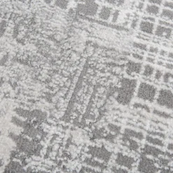 Clearance Dywan retro do przedpokoju szary MIRAGE 80x150 cm