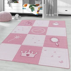 Clearance inny Dywan różowy dla małej księżniczki PLAY 100x150 cm