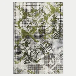 Clearance inny Dywan szaro-zielony PRZECIERKA MALTA 120x170 cm