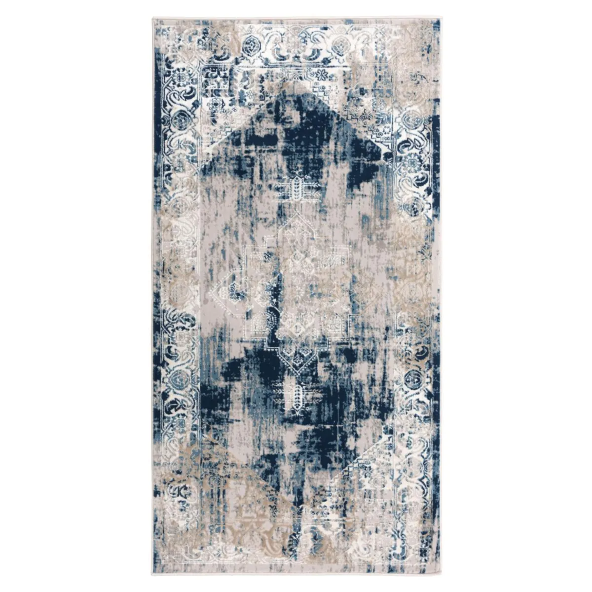 Clearance Dywan vintage niebieski MONAKO 80x150 cm