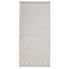 Clearance Dywan z połyskującym wzorem 3D beżowy ETNA 80x150 cm