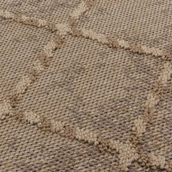 Dywany Zewnętrzne|Dywany Zewnętrzne^Dywan zewnętrzny beżowe romby BOUCLE 160x230 cm