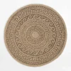 inny Dywany Zewnętrzne|Dywany Zewnętrzne^Dywan zewnętrzny COMILLA, ornament, beżowo-czarny, 120 cm