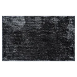 Sale Dywanik łazienkowy ciemnoszary CHENILLE 40x60 cm