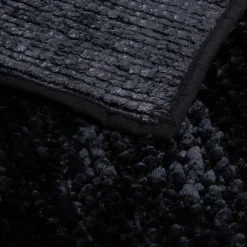 Dywany Do Prania W Pralce|Dywaniki Łazienkowe^Dywanik łazienkowy czarny CHENILLE 60x90 cm
