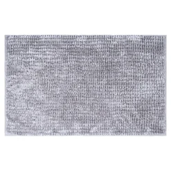 Discount Dywanik łazienkowy jasnoszary CHENILLE 60x90 cm