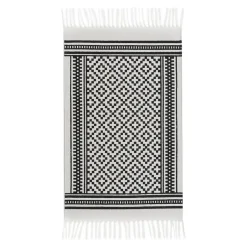 Clearance Dywanik czarno-biały SCANDI 50x80 cm