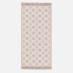 Discount inny Dywanik geometryczny beżowy ALBORG 50x80 cm