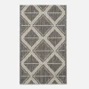 Clearance Dywanik geometryczny szary JUTA 40x60 cm
