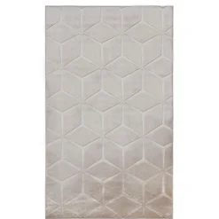 New inny Dywanik geometryczny TULSA beżowy 60x100 cm