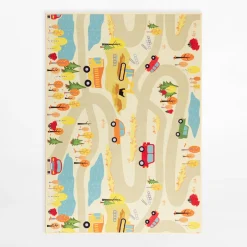 Dzieci inny Dywaniki|Dywany Dziecięce^Dywanik STELLA, ulice, beżowy, 80x100 cm