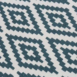 Outlet Dywanik w romby niebiesko-biały SCANDI 50x80 cm