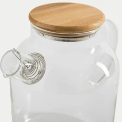 Best inny Dzbanek szklany z bambusową pokrywą 1,8 l