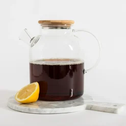 Best inny Dzbanek szklany z bambusową pokrywą 1,8 l