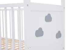 Dzieci Łóżka|Łóżeczka Niemowlęce^Łóżeczko ze stelażem LOEN 60x120 cm