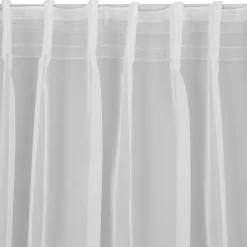 Eurofirany Firany, Zasłony I Akcesoria^Firana do salonu biała SIMONE 400x300 cm