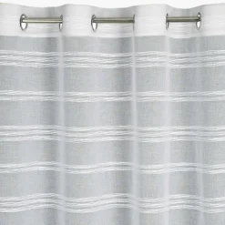 Sale Eurofirany Firana na przelotkach biała DOLY 140x250 cm