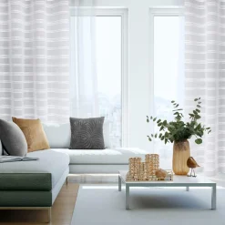 Sale Eurofirany Firana na przelotkach biała DOLY 140x250 cm