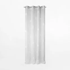 Discount Eurofirany Firana na przelotkach biała SABINE 140x250 cm